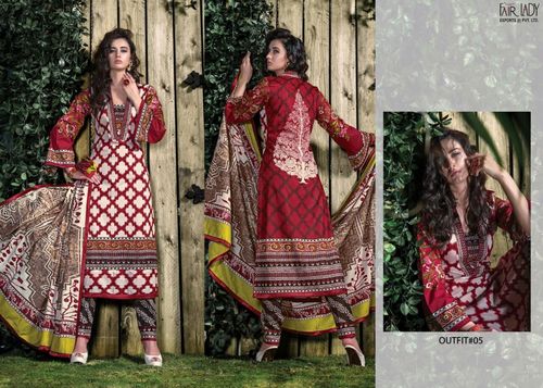 Fancy Cotton Dress Material