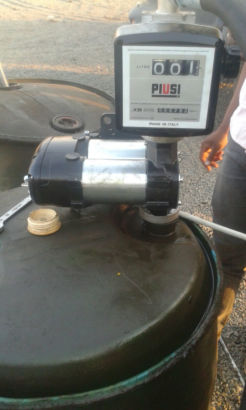 Piusi Bi-pump with Flow Meter
