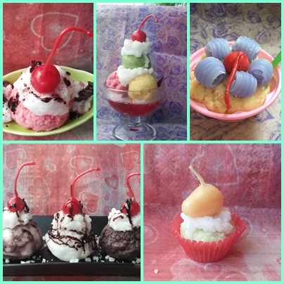 Ice Cream Shaped Candles
