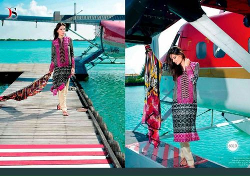 latest designer cotton suits