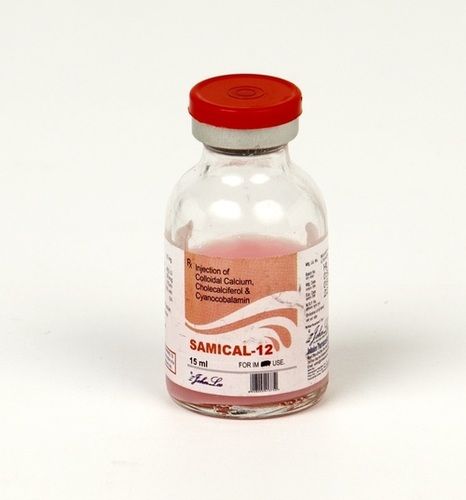 Colloidal Calcium 0.5 Mg Cholecalciferol 400 IU & Cyanocobalamin 50 Injections