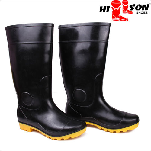 Hillson Gumboots Dragon Black-Yellow