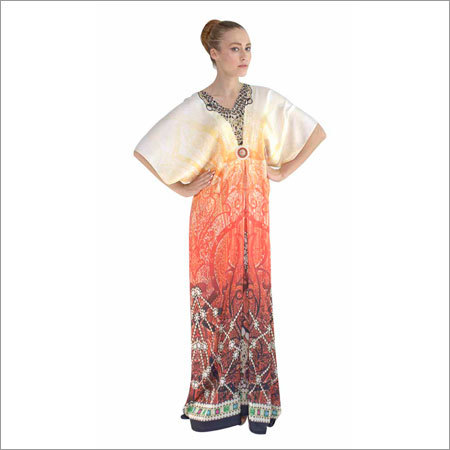 Digital Printed Designer Kaftan