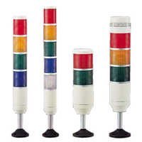 Mt5c-3alg-rgb Signal Tower Light - Pvc Material, 24vac/dc Voltage | Long Service Life, Vibration Resistant, Selectable Steady/flashing Modes, Ip54 Rated