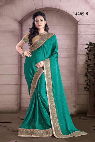 Heavy Border Saree