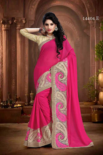 Heavy Border Saree