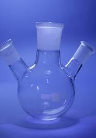 Round Bottom Flask Three Neck Angled