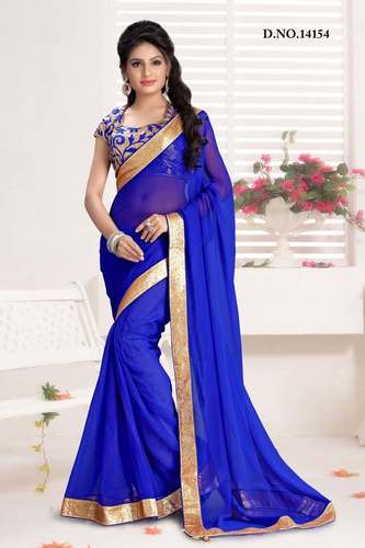 Heavy Stitch Blouse Saree
