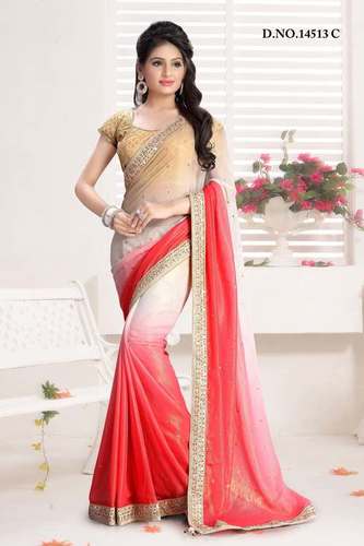 Heavy Stitch Blouse Saree