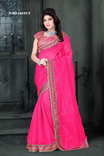Heavy Stitch Blouse Saree