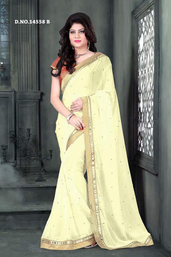 Heavy Stitch Blouse Saree