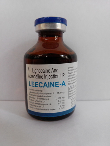 LIGNOCAINE ADRENALINE