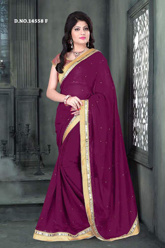 Heavy Stitch Blouse Saree