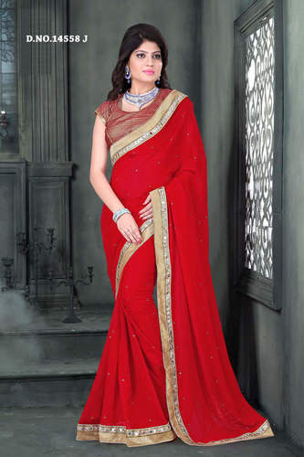 Heavy Stitch Blouse Saree