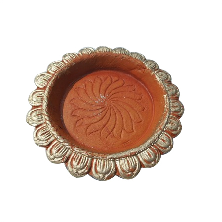 Tarracotta Dahi Vada Plate