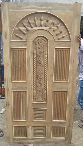 Carved Vintage Wooden Door