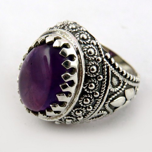 Sterling Silver Amethyst Ring