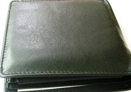 Black Leather Men's Wallet