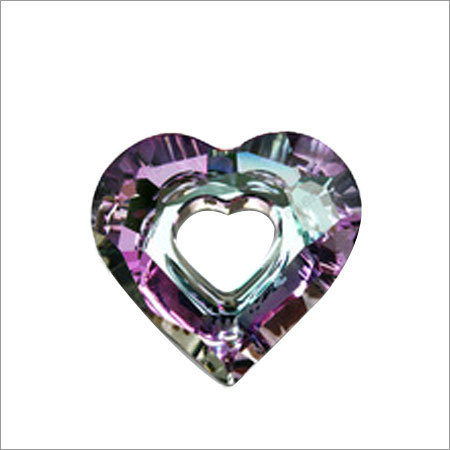 C Z Heart Gemstone