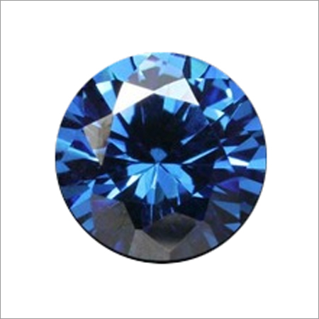 Cubic Zirconia Blue Gemstone