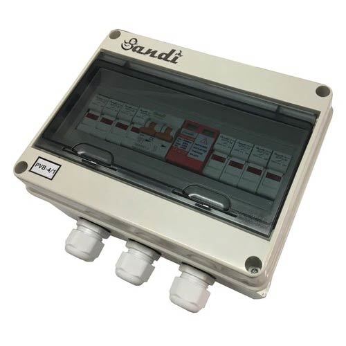 Lighting Protection Solar Combiner Box 4 In 1 Out By ZHEJIANG SANDI ELECTRIC CO.,LTD