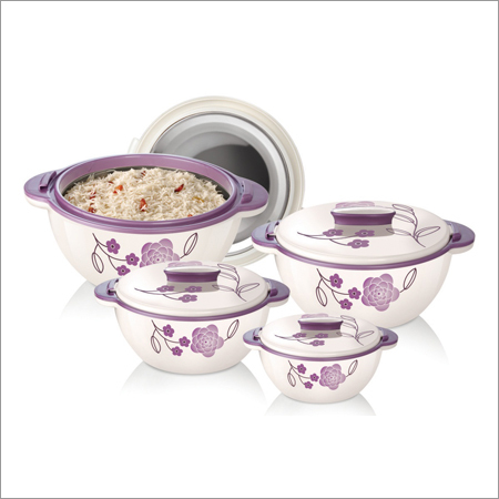Solitare Casserole 4 Pcs Purple Set