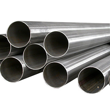 Welded Stainless Steel Pipes - Stainless Steel 304, Round Shape, Silver Color | Precise Designs, Accurate Dimensions, Sturdy Structure