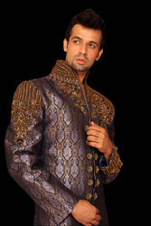 Purple Indo Western Sherwani