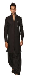 Classy Black Indo Western Sherwani