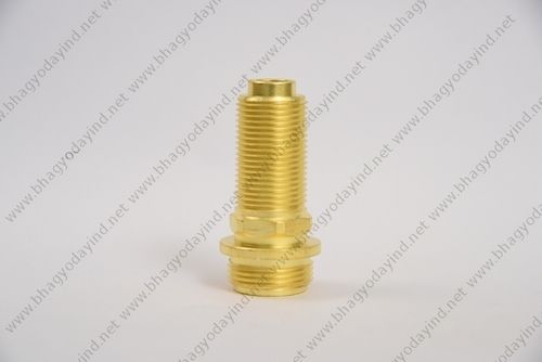Brass Double Threaded Pipe Fitting
