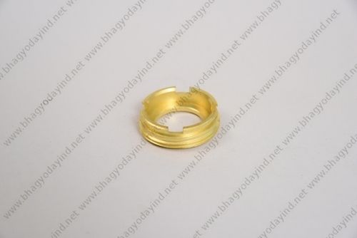 Brass Slotted Round Lock Nut