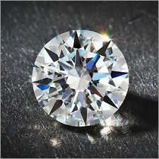 White Cubic Zirconia Gemstone