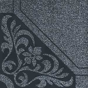 Grey Black Fancy Floor Tiles