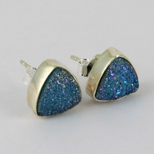 Titanium Druzy Earrings