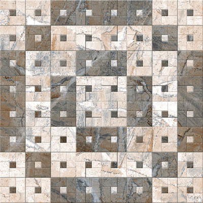 Grey Stone Pattern Digital Floor Tiles