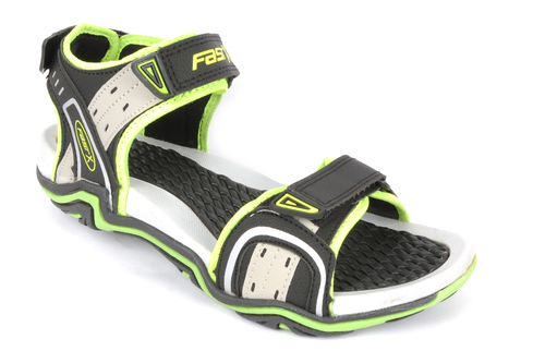 Black & Green Mens Casual Floaters Sandal