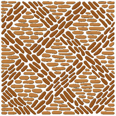 Fancy Square Digital Floor Tiles