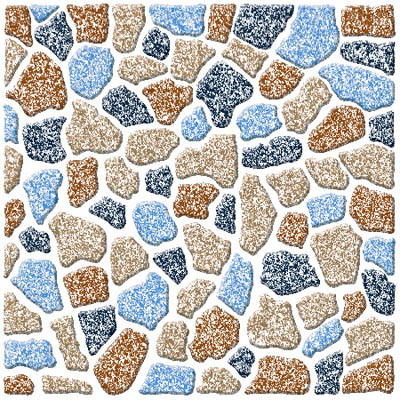 Digital Color Floor Tiles