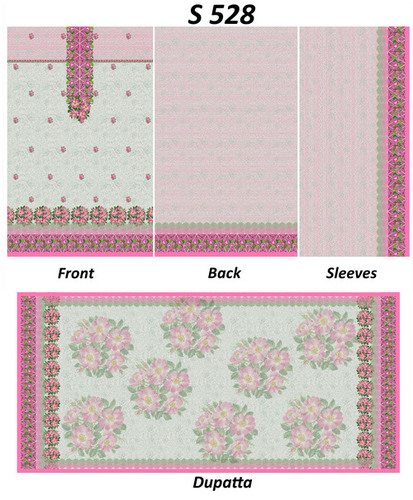 Digital Kurtis With Dupatta - Cotton Blend, 44 Inches, Pink | Printed, Embroidered, Stylish, Comfortable, Versatile Ethnic Wear