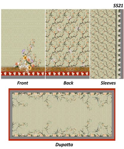 Digital kurtis with dupatta