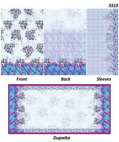 Digital kurtis with dupatta
