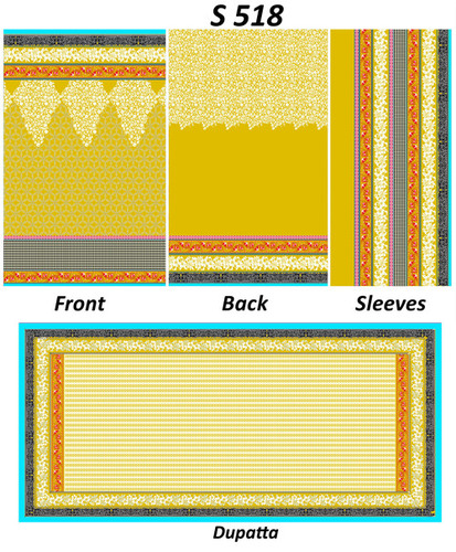 Digital kurtis with dupatta