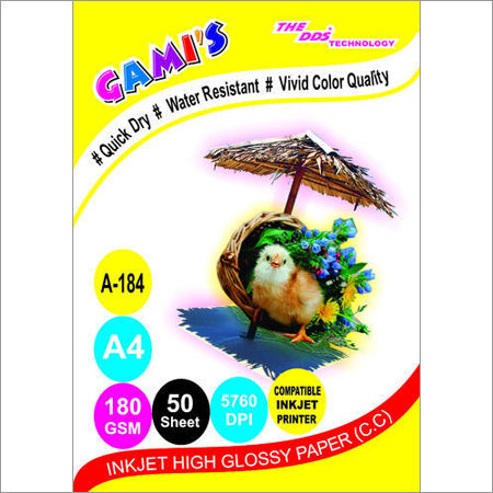 Gami's 180gsm Inkjet Photo Glossy paper