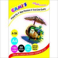 Gami's 180gsm Inkjet Photo Glossy paper