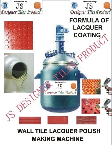 Cement Wall Tile Lacquer Polish Making Machine