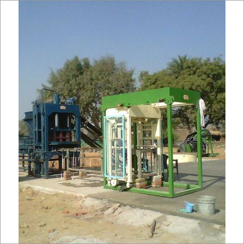 Concrete Brick Making Machine - Automatic Operation With Production Capacity 8,000 to 45,000 Bricks/Shift, Green, Blue, Cream Color Options, Warranty Included