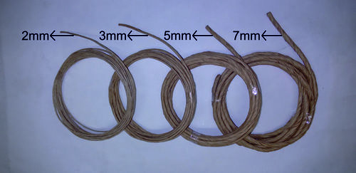 Twisted Brown paper rope