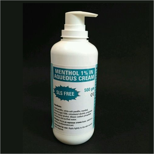 Menthol 1% In Aqueous Cream, SLS Free