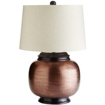 Copper Hammered Table Lamp