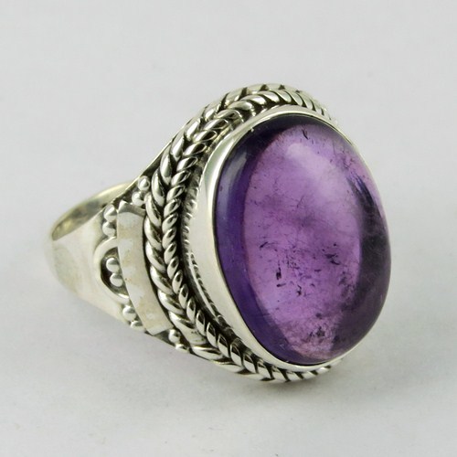 Royalty !! Amethyst 925 Sterling Silver Ring